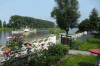 Gartenblick zur Elbe