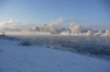 Gartenblick im Winter